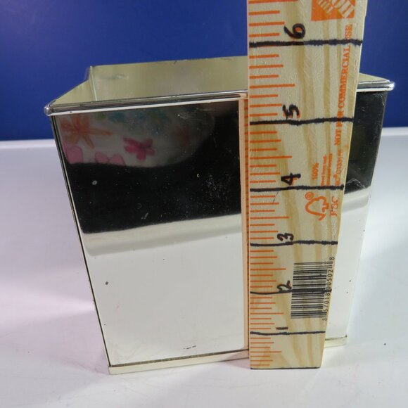 Heavy Metal Snowflake Luminary Votive w Mirror Finish Thick Metal - Picture 15 of 16